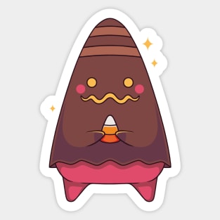 Cute Candy Corn Lover Sticker